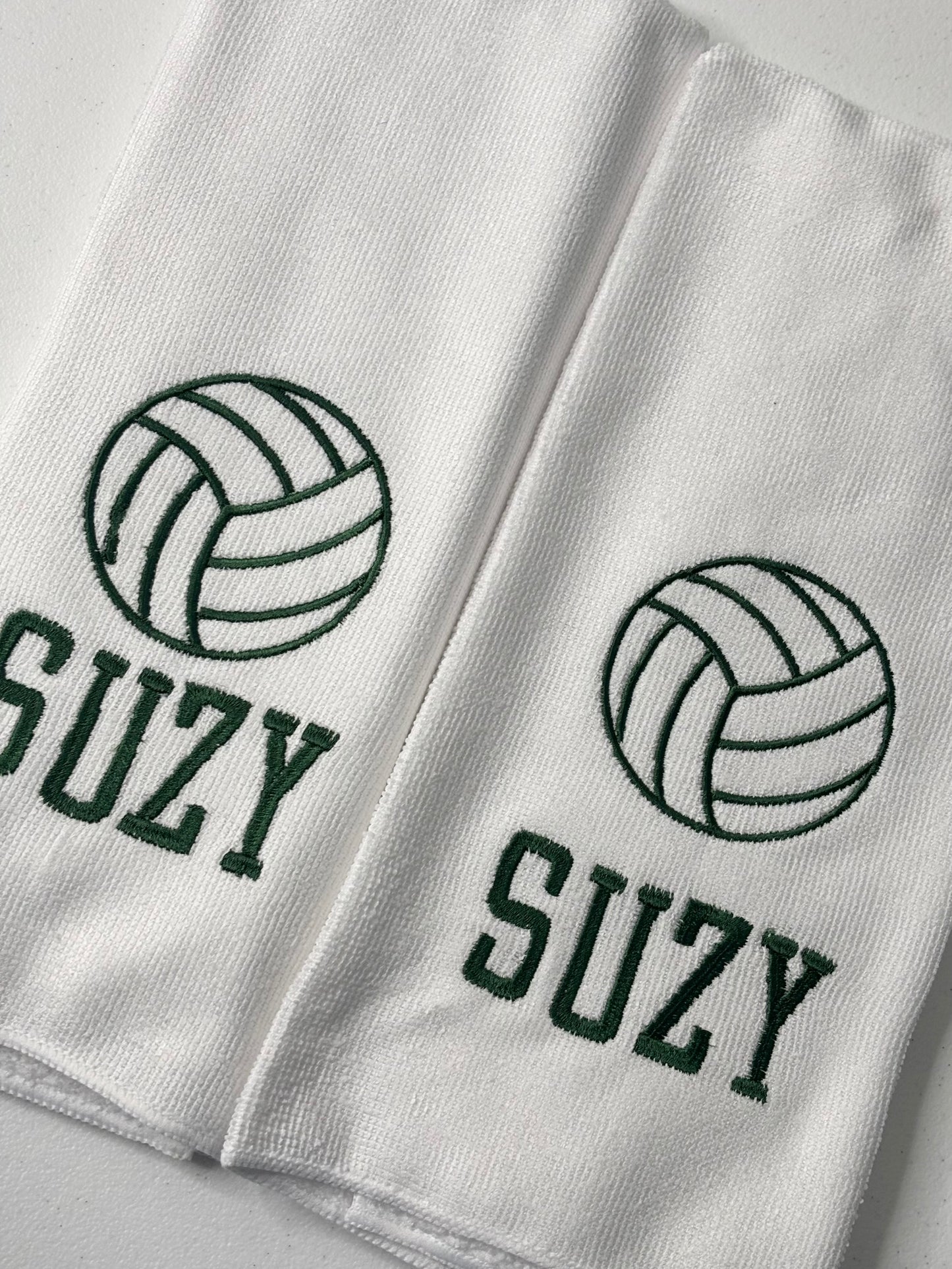 Embroidered Sport Player Name Sweat Towels